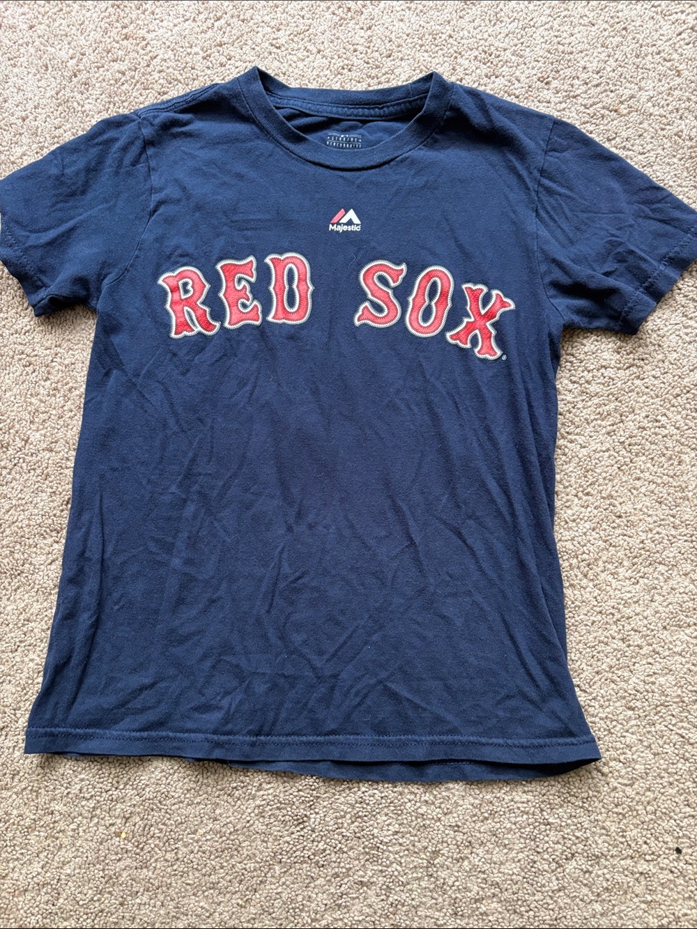 Majestic Navy 'Red Sox' Graphic Kids Tee